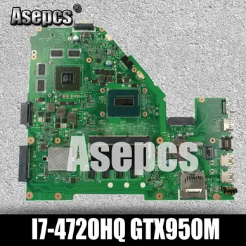 Asepcs X550JX Laptop bundkort Til Asus X550JX X550JF X550JD X550JK X550J X550 Test oprindelige mainboar 4G RAM, I7-4720HQ GTX950M