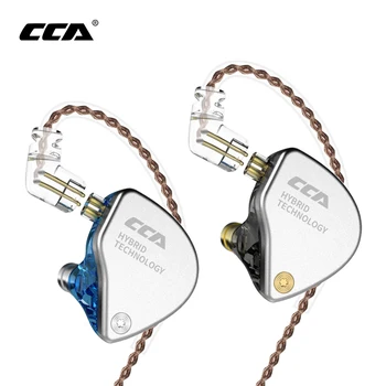 CCA CA4 I 1DD+1 BADEVÆR Ear Hovedtelefoner Monitor Hovedtelefon Metal Hybrid Teknologi Øretelefoner Sport Noise Cancelling Bluetooth-Kabel-C10