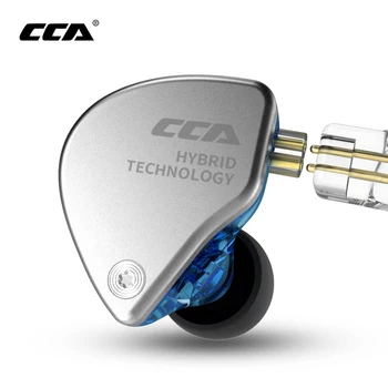 CCA CA4 I 1DD+1 BADEVÆR Ear Hovedtelefoner Monitor Hovedtelefon Metal Hybrid Teknologi Øretelefoner Sport Noise Cancelling Bluetooth-Kabel-C10