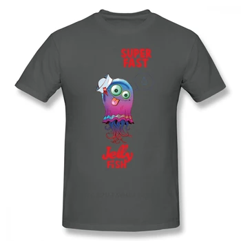 Gorillaz T-Shirt Superfast Jellyfish T-Shirt I Overstørrelse Streetwear T-Shirt Bomuld Kortærmet Sjove Print Mandlige Tshirt