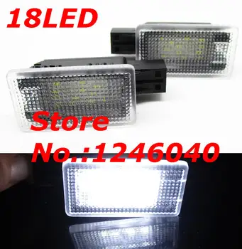 2STK LED Høflighed Døren lampe lys for Volvo C70 S80, V50 13-14 S60 11-14 S80L S60L V60 12-14 V40 13-14 XC60 XC90 12-14