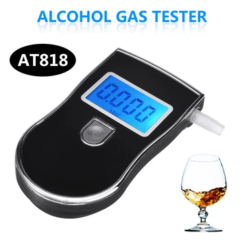 Bærbare Alkohol Tester LCD-Display med Baggrundslys Digital Breath Alkohol Tester Spiritusballon Detektor Mini Alkohol Ånde Tester