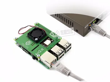 Raspberry Pi PoE HAT til Raspberry Pi 3B+/4B Giver dig mulighed for at styrke din Raspberry Pi ved hjælp af Power over Ethernet–aktiveret netværk