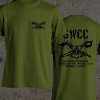 Swcc Amerikanske Hær Naval Special Warfare Kombattant-Håndværk Besætningsmedlemmer Californien T-Shirt 2019 Nye Casual t-shirt Mænd Kreative Mands Kort