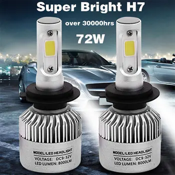 Vehemo S2 H7 36W Bil Led Forlygte LED Tåge-Pærer LED-Forlygte Belysning Samling Auto High Power