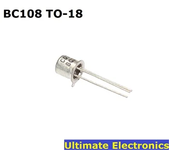 10stk BC108 BC108B TIL-18 NPN Lille Signal Transistor