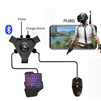 Bluetooth-Adapter Mobile USB-Gamepad Controller Gaming Mus og Tastatur Converter for PUBG Spil Android-Telefon til PC