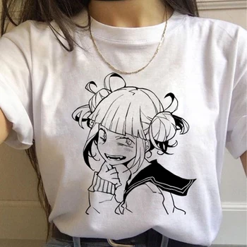 Nye Ahegao Harajuku Graphic T-Skjorte Kvinder, Min Helt, den Akademiske verden Animationsfilm Senpai T-shirt Hentai Himiko Toga Tshirt Grafisk Top Tee Kvindelige