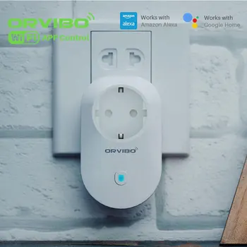 Orvibo B25/S25 WiFi Wireless Smart Power Socket Timing Stikket Arbejder Med Amazon Alexa Og Google Hjem Fjernbetjening Automatisering