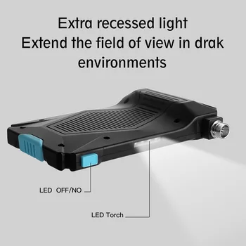 P30 5,5 mm Inspektions-inspektionskamera HD1080P 4,3 tommer Skærm IP67 Vandtæt Industrielle Endoskop LED-Lys 2600mAh Batteri
