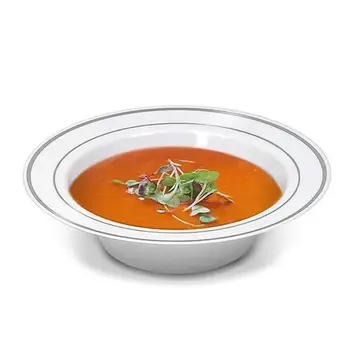 20Pcs Disponibel Skåle Salat Suppe Skål Tunge Anti Lækage, Udslip, Porcelæn Container engangsservice Til Køkken