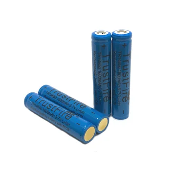 20pcs/masse TrustFire 14650 1600mAh 3,7 V Lithium Beskyttet Batteri Genopladelige Batterier med PCB Strømforsyning Til LED Lommelygte