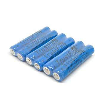 20pcs/masse TrustFire 14650 1600mAh 3,7 V Lithium Beskyttet Batteri Genopladelige Batterier med PCB Strømforsyning Til LED Lommelygte