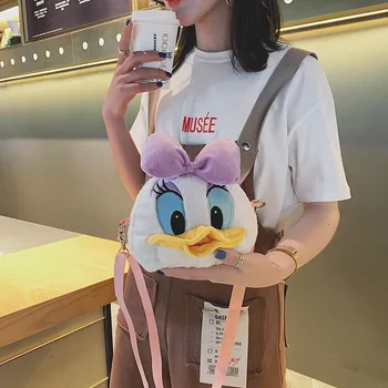 Disney Nye Bløde Taske Pige Tegnefilm Daisy Donald Duck Dukke Messenger Taske Personlig Mobiltelefon Taske
