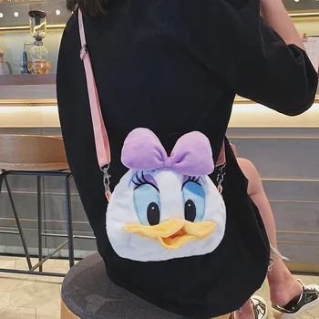 Disney Nye Bløde Taske Pige Tegnefilm Daisy Donald Duck Dukke Messenger Taske Personlig Mobiltelefon Taske
