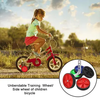 Universal Cykel Støttehjul 12 Til 20 Tommer Ekstra Hjul Børn På Cykel Side Hjul Cykel Stabilisator Børn, Dele Til Cykler