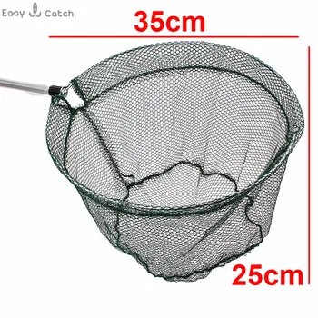 1,5 m Aluminium Legering Fiskeri Landing Net Nylon Mesh Teleskopisk Hånd Net Til Fisk Folde Karpe Fiskeri Dip Net Scoop Fiskeri Net