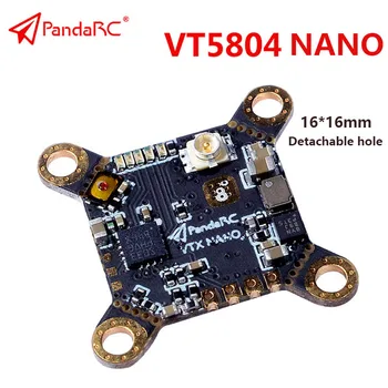PandaRC VT5804 Nano Video Sender 5,8 G 48CH 0mW/25mW/50 mw/ 100 mw /200 mw/400 mw Omstillelig OSD Justerbar UFL VTX
