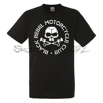 Mænds Bomuld T-Shirt Sommer Mode Top-Shirts Black Rebel Motorcycle Club Mænd T-Shirt Tee Shirt Sort Kortærmet Rock Sbz5028