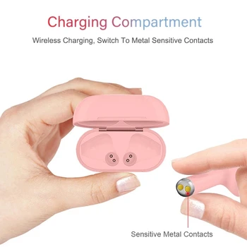 I12 TWS Super Bass Earbuds i12 Macaron Touch Control For Wireless Earbuds 5.0 With Charging Box