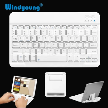 Ultra Slim Mms-Aluminium Trådløse Bluetooth-Tastatur Til IOS Android Tablet PC Windows Til Min IPad Bluetooth Tastatur