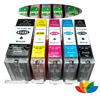 5 Farve Kompatibel BGB 450 CLI 451 blækpatron Til Canon PIXMA IP7240 MG5440 MG6340 MX924 MG7140 MG6440 MG5540 Printere