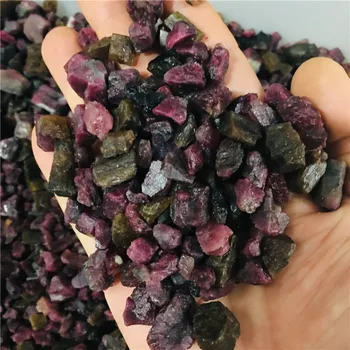 100g naturlig krystal Farve tourmali sten og mineraler reiki healing krystal rå ædelsten prøven til fremstilling af smykker
