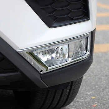 MONTFORD For Volkswagen VW Tiguan MK2 2016-2018 Udvendige ABS Chrome Front Foglight Dække Hoved Lampe Ramme Bil Tilbehør