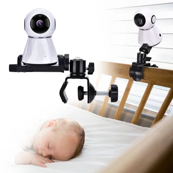 Sort Fleksibel Baby Video Overvågning Kamera Mount Phone Beslag Holderen Hylde Til Hjemmet, Børnehave Vugger Bed Dovne Telefonen Stå