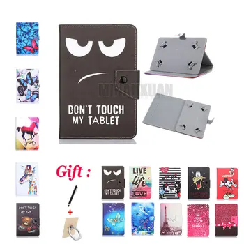Universal 10.1 tommer Trykt Case Cover Til Samsung Galaxy Tab 2 3 4 Note 10.1 P5100 P5200 P600 T530 T520 N8000 10.1