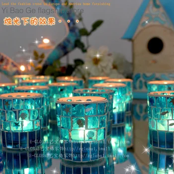 Glas Candlestand Sæt Stearinlys Indehaveren Lanterne Romantisk Spinning Fyrfadsstage Moderne Kandelabre Centerpieces Nat Lys 2019 GG50zt