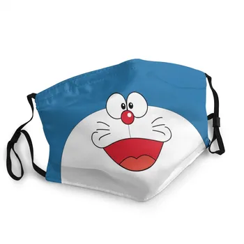 Doraemon Shizuka Nobita Tal Brugerdefinerede Casual Mode Vaskbar ansigtsmaske Unisex For Voksne Børn af Nye 3d-Print Animationsfilm Maske Munden