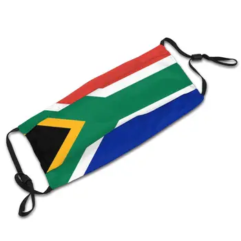 Sydafrikanske Springboks Flag Ikke-Disponible Ansigt Maske Anti Støv Maske Med Filtre Til Beskyttelse Åndedrætsværn Maske Dæmpe