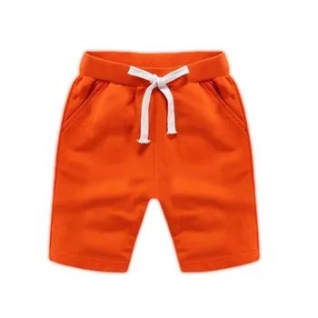 Hot Unge Mode Bukser Elastisk Sportstøj Cool Sommer Beach Boys Candy Farve Bukser Detail Bukser børnetøj 2-12 Ja