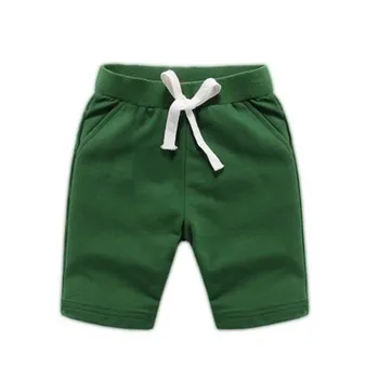 Hot Unge Mode Bukser Elastisk Sportstøj Cool Sommer Beach Boys Candy Farve Bukser Detail Bukser børnetøj 2-12 Ja