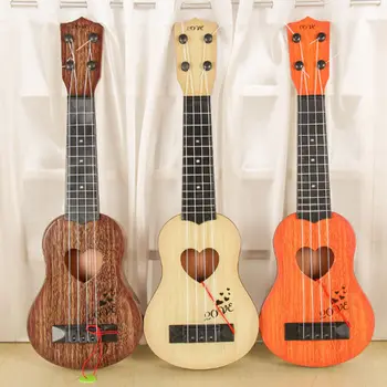 Musical Instrument Mini Ukulele Børn Guitar Legetøj Kreative Skole, Spille Spil Farve Løb