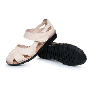 SNURULANMother sandaler midaldrende kvinder sommeren nye bløde bund fashion sandaler, afslappet, behageligt, non-slipladies sandaler E137