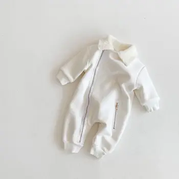 Baby Vinter Tøj Til Baby Piger Sparkedragt Med Lange Ærmer Varm Nyfødte Kostume Baby Sparkedragt Til Baby Drenge Buksedragt Spædbarn Tøj