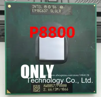 P8800 For Intel Core2 Duo CPU P8800 (3M Cache, 2.66 GHz, 1066 mhz FSB) laptop socket 478 bedste kvalitet, gratis forsendelse