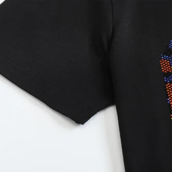 Italien Brand Mænd T-shirt Kraniet Mode Rund Hals kortærmet Sports Toppe T-shirt i Bomuld af Høj Kvalitet Streetwear Manga corta