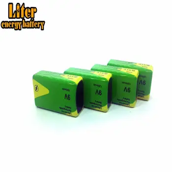 Lav pris høj kvalitet 9V genopladeligt batteri 1200mAh for instrumenter Ni-MH batteri packs Til Legetøj Røg lithium-ion-batteri