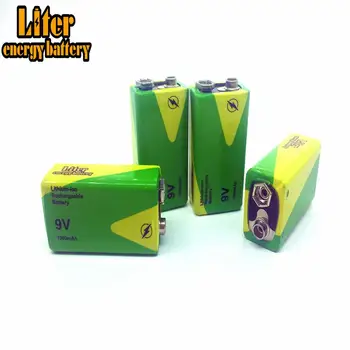 Lav pris høj kvalitet 9V genopladeligt batteri 1200mAh for instrumenter Ni-MH batteri packs Til Legetøj Røg lithium-ion-batteri