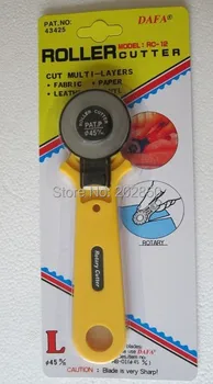 DAFA Mærke Rotary Cutter Med en Diameter på 45mm/28mm Klinge,Skære Flere/Stof/Papir/Læder/Vinyl For at Skræddersy,Fremragende Kvalitet