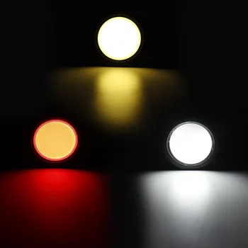 24V Bil Runde LED Bageste baglygte Advarsel Lys Bryde Lys Vandtæt blinklys baklys Lampe til Bil, Trailer, Lastbil