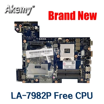 Akemy PIWG2 QIWG5_G6_G9 LA-7982P hovedyrelsen For Lenovo G580 P580 Laptop Bundkort Gratis CPU