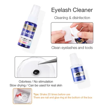 22pcs/Sæt Eyelash Extension Sæt Særlige Podning Eyelash Sæt for Skønhedssalon Ingen Stimulerende Lim Let Podning Eyelash Værktøj