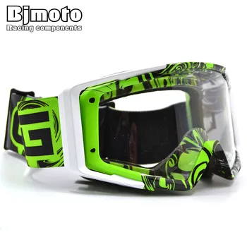 BJMOTO Motocross, MX Goggles Off Road Masque Hjelm Goggle Ski Sport Gafas Motorcykel Briller Dirt Bike Racing Z900 ZX10R ZX-6