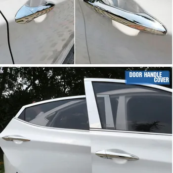 Høj kvalitet ABS Krom dørhåndtag Dækning For HYUNDAI ELANTRA 2011 2012 2013 Bil-Bil styling-dækker