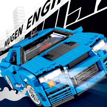 Nye By Mekanisk Super Sports bil, model byggesten Technic Skaberen Racing Bil MM Mursten uddannelse Legetøj For Børn