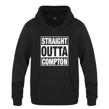 Straight Outta Compton VM-Rock, Rap Hoodie Sweatshirts Mænd Fashion Herre Lange Ærmer Hætte Fleece Pullover Hættetrøjer Hip Hop